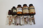 Lot Of 42  Vintage Apothecary Bottles   awesome Collection  See Photos