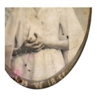 Antique Vintage First Holy Communion Pocket Mirror With Picture Of Young Lady