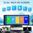 10 26  2k Car Portable Wireless Apple Carplay Android Auto Touch Screen Radio