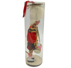 Drummer Boy Soldier Guard Character Souvenir Doll Blue Eyes Open And Close Vtg