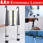 2026 Multi Purpose Aluminum Telescopic Ladder Folding Extension Step Non-slip