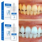 2pcs Teeth Whitening Serum Gel Oral Hygiene Dental Care Remove Plaque Clean Kit