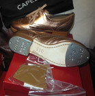 Capezio 960f Limited Edition Roxy Leather Tap Shoe 3 Colors Gold Silver Blue