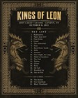 Kings Of Leon Official Concert Poster London Ontario 10 8 2011 Framed Tour Print