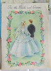 Lot Of 8 Vintage Wedding Greeting Cards  Used  From Scrapbook