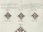 1921 Usa Christmas Seals Blocks  Diff  Examples - Information Sheet