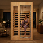 Hemlock Far Infrared Sauna Detox For 2 Persons 1500w Open Box