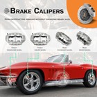 4pcs Rear Front Left Right Disc Brake Calipers For 1965-1982 Chevrolet Corvette