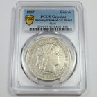 1887 Pcgs Xf Detail - Haiti -  Silver Gourde Coin  47195a