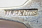 Antique Early American Hp Elias Coin Silver Spoons Monogramed  1857 Set 6