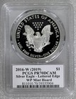 2016 W Proof Silver Eagle Pcgs Pr70 Cleveland From 2019 West Point Mint Hoard 