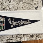 Vintage 1961 New York Yankees World Champions Pennant Team Photo Roster Lineup 