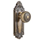 Antique Brass Privacy Door Knob Set For Bedroom   Bathroom  Vintage Interior Han