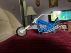Vintage Evel Knievel Blue Chopper Cycle For Your Stunt Figure Real Nice L  k   