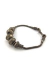 Vintage Afghan Kuchi Brass Bracelet Ethnic Tribal Snake Chain Beads Bangle Cuff