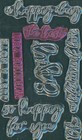 Retired Stampin  Up   Linked Together Stamps  Dies   Masks