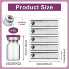 Threlaco 20 Pcs 5ml Sealed Sterile Empty Vials With Labels
