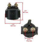 Starter Solenoid Relay For Honda Pioneer 1000 Sxs1000 16-2025   35850-hl4-a01 5x