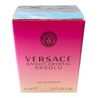 Versace Bright Crystal Absolu Edp Perfume Travel Mini  17 Oz   5ml Nib