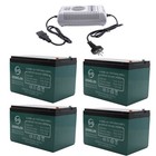 6-dzm-12 6-dzf-20 20ah 12v 48v 12ah 24ah Battery For Atv Scooter Dirt Bike Golf