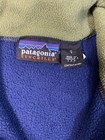 Patagonia Synchilla Fleece Vest Men   s Small Blue Full Zip Vintage 90s Usa Made