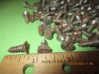 34 - New-old Stock  Slotted Flat Head Steel Wood Screws  5 8  X  12   7 32 