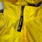 Novara Cycling Vest Windproof Hood Reflective High Vis Full Zip Yellow Mens M