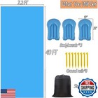 40 X 7 2ft Slip And Slide For Adults With 3 Bodyboards  Extra Long Heavy Duty