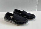 Crocs Walu Men s Loafers Slip On Comfort Boat Black Shoes Casual Flats Size 7
