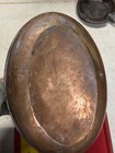 Antique Copper Foot Bed Warmer Oval