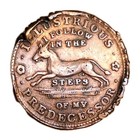 Tougher Find 1837 Hard Times Ht  33 Token Nicer Details Heavily Damaged Rim