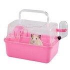 Breathable Pet Small Animal Carrier Hamster Travel Box Reptile Outdoor Bag