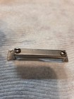 Slingerland 1 15 16 snare Drum Butt Plate Chrome Vintage 50s Marching parade Usa