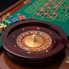 Leyndo 20 Inch Wooden Roulette Wheel With 4 Roulette Balls Casino Grade Preci   