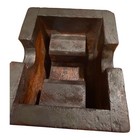Antique Industrial Foundry Wood   4 5 In Machine Mold Pattern No 13 Steampunk