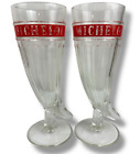 Vintage Michelob Beer Horn Steins 8 5  Glasses Set Of 2 Excellent Condition