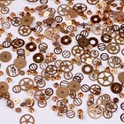 50 Watch Gears Wheels Rose Gold Pink Steampunk Part Watchmaker Repair Lot Copper
