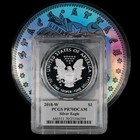 2018 S Proof Silver Eagle Pcgs Pr70 Dcam From Limited Edition Set Premier Label