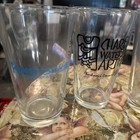 Lot Of Four Vintage Advertising Pint Size Beer Glasses