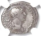 Ngc Ch F 98-117 Ad Roman Empire Trajan Ar Silver Denarius