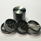 4 Piece Metal Dry Herbal Herb Spice Smoke Tobacco Grinder Alloy Chromium Crusher