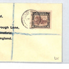 Penrhyn Island 1935 Cds Cover Penrhyn 6d Registered Cook Islands  samwells xj233