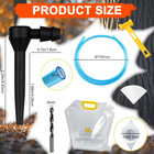 Maple Syrup Tree Tapping Kit With Bags  10 Maple Sap Taps  10 Food Grade 3ft Tub
