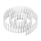 White Miniature Garden Fence Wooden Picket Fence Border Decorative Fences 