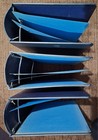 Three Minkus Supreme Global Curved Back Binders In Decent Condition