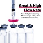 Lab Ptfe Syringe Filter 0 22  m 13mm Non Sterile Hydrophobic Filtration  1000pcs 