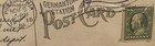 Ben Franklin Green One Cent Cancelled Stamp On A Post Card November 9  1910 