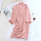 Japanese Women Kimono Yukata Pajamas Men Bathrobe Robe Gown  Sleepwear Nightwear