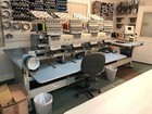 Barudan 4 Head Embroidery Machine   15 Needle   15 Color   Used