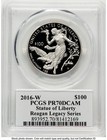 2016-w Proof Platinum Eagle 1 Oz Reagan Legacy Series Michael Reagan Picture   